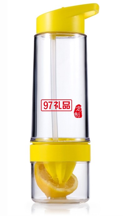 果汁杯 二代檸檬杯帶吸管 檸檬杯