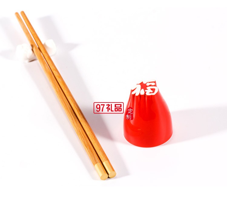 字器吉意杯筷箸套裝福祿壽禧財漢字文化杯中國風(fēng)喬遷禮品