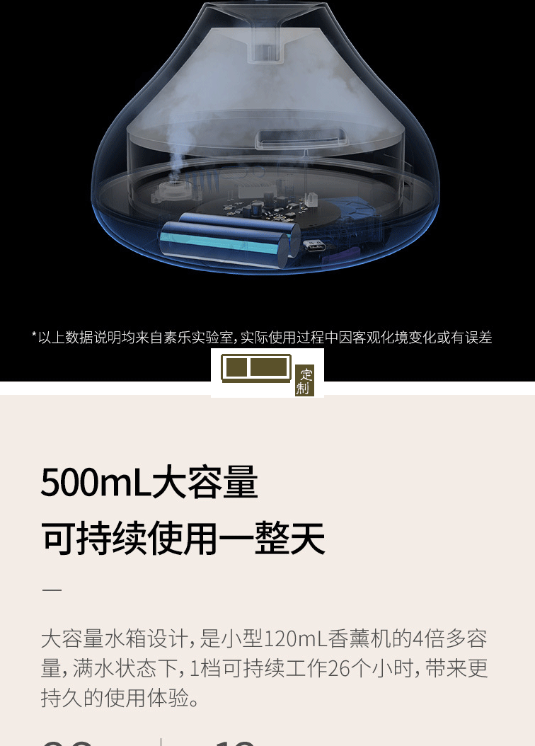 香薰機(jī)加濕器辦公室桌面定制logo公司廣告禮品