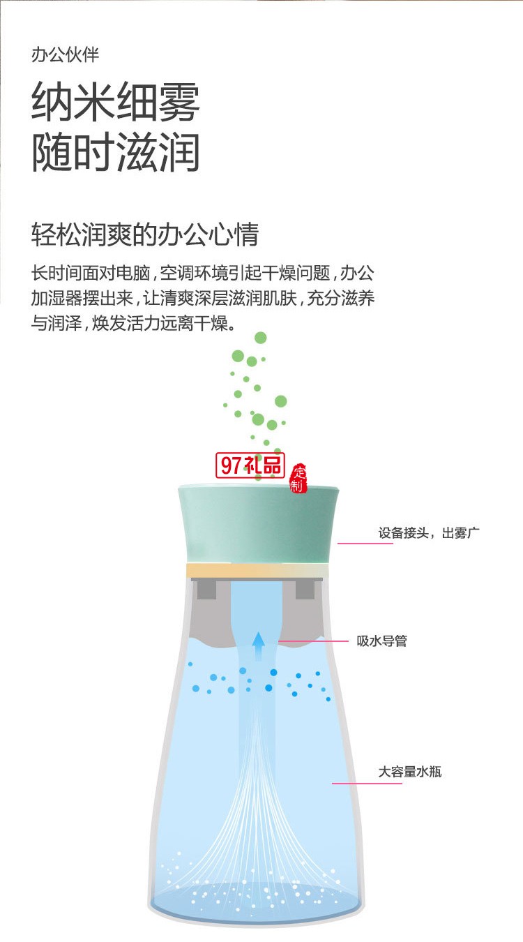 usb迷你三合一 家用車載辦公室凈化器香薰機企業(yè)禮品定制