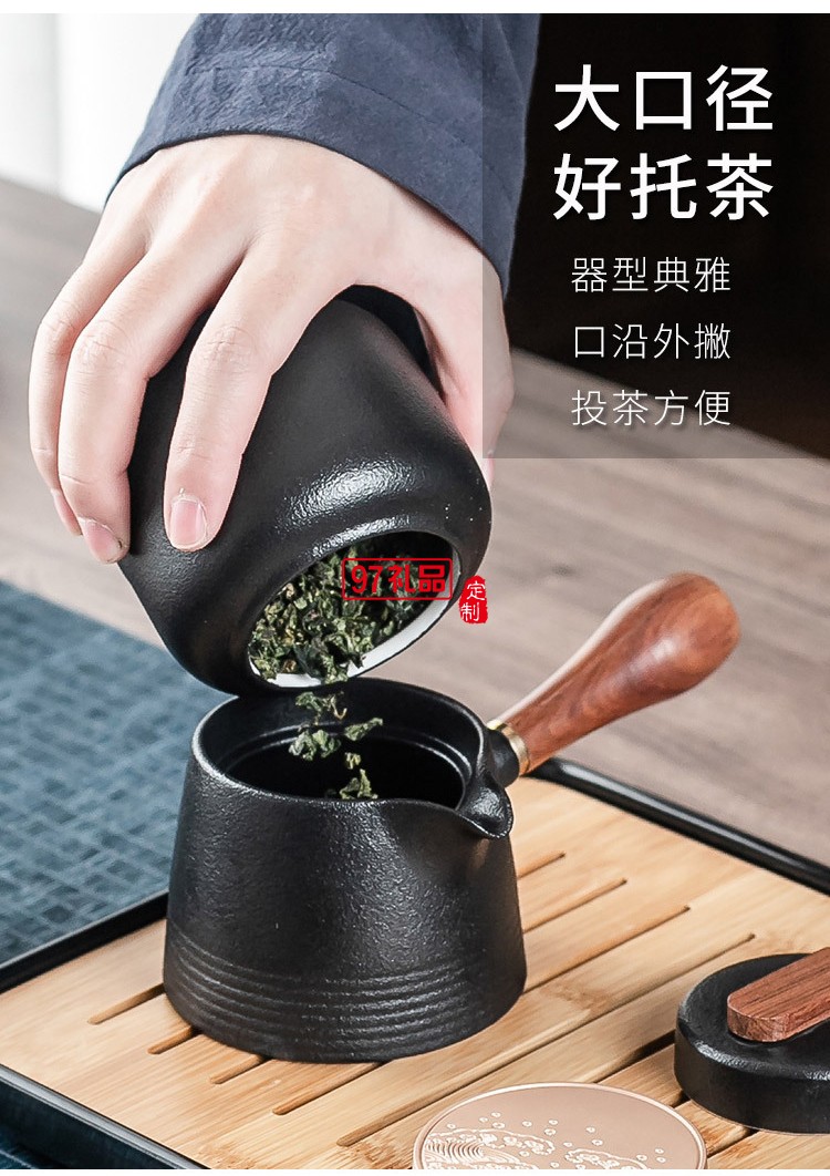 黑陶茶壺酒店功夫茶具家用茶杯日式便攜簡(jiǎn)約旅行泡茶壺套裝