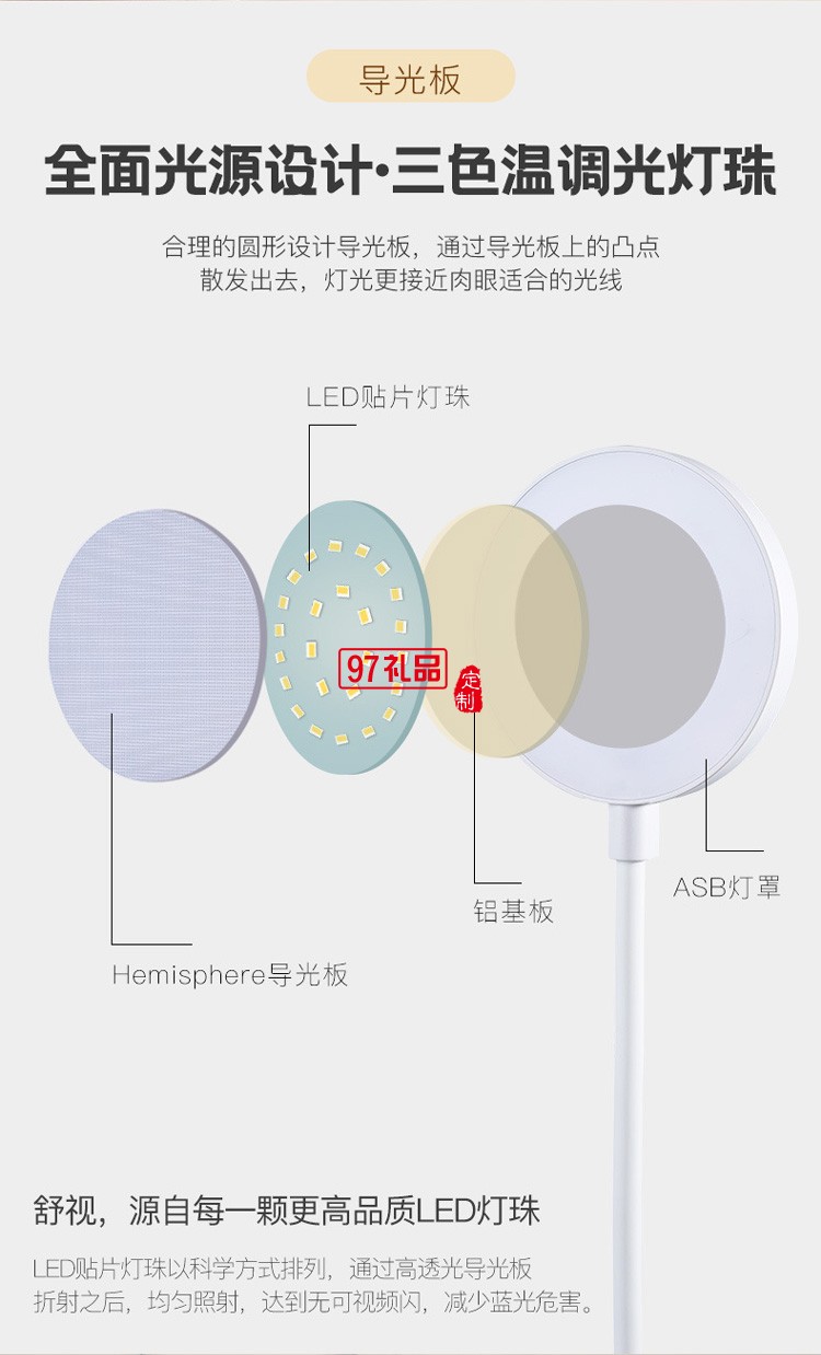 充電兒童學生宿舍閱讀護眼小夜燈創(chuàng)意卡通抽屜收納LED臺燈logo