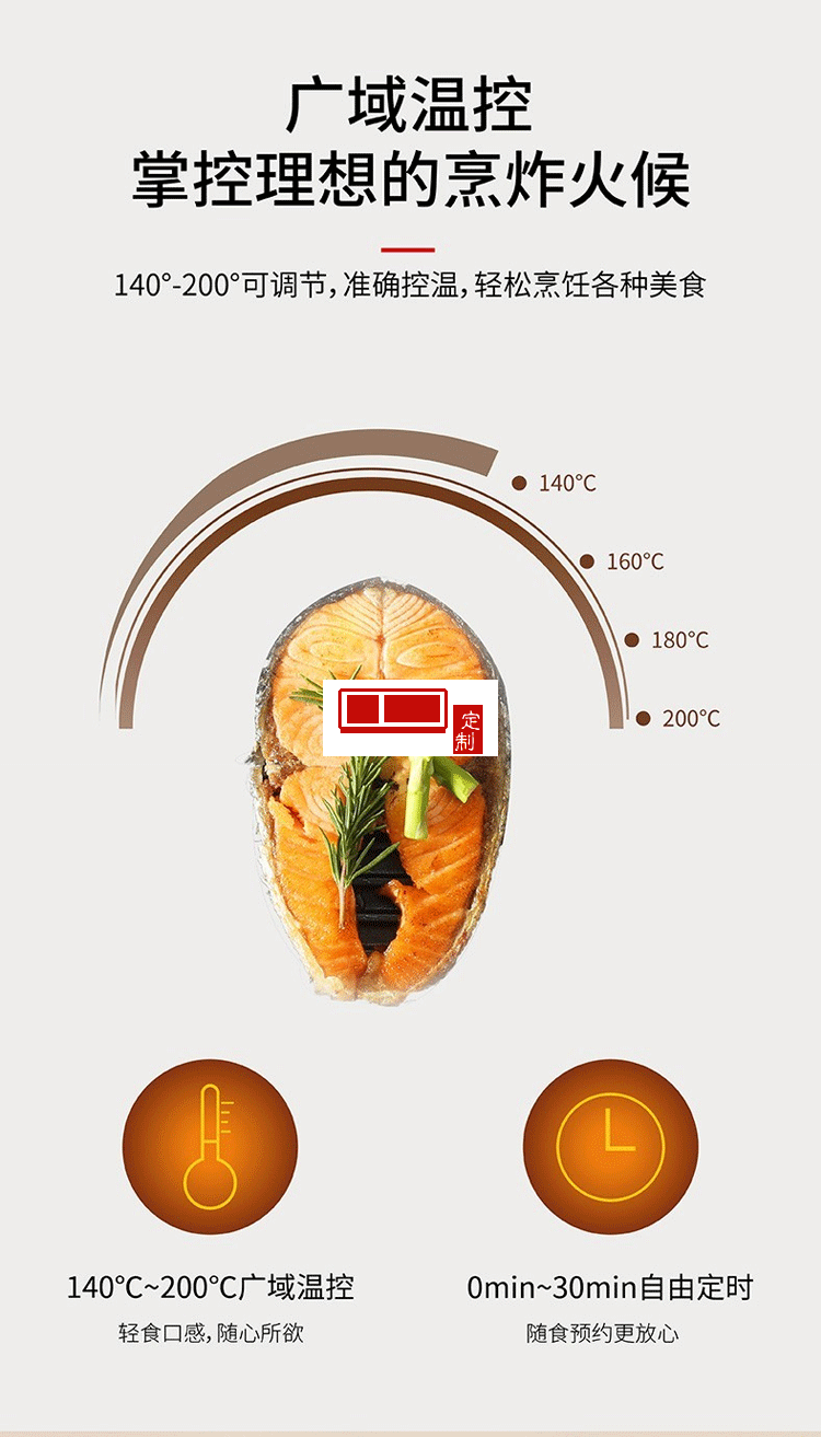空氣炸鍋新款烤箱大容量智能無油小多功能全自動(dòng)電一體機(jī)定制公司廣告禮品